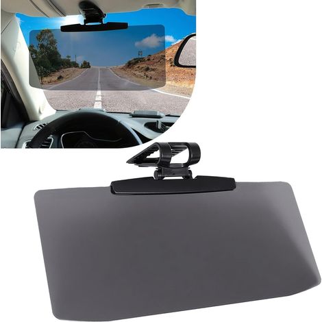 Pare-soleil de voiture (1 pièce) - Extension de pare-soleil - Noir - 14,5 x 32 cm