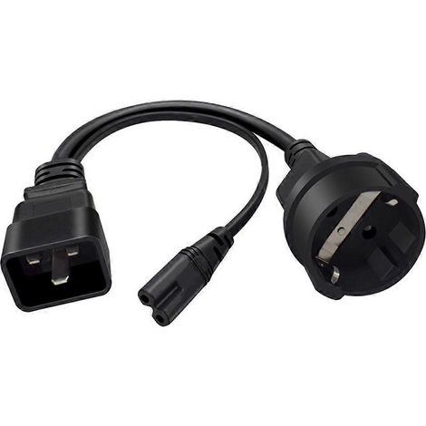 Stromverteileradapter C20 auf 8+C7-Buchse (Umwandlungsanschluss)