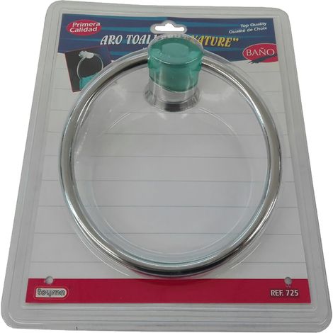 TOYMA toallero aro nature verde 725/47 , Toallero aro nature verde 725/47. -Marca: Toyma. -Modelo: 725/47. -Fácil sistema de instalación. -Realizado con materias primas de alta cal
