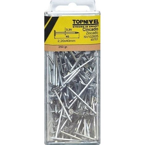 Clavo Fij C/pl. 14x040mm 250gr Nivel