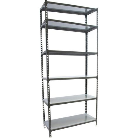 Simonrack Metallregal Anthrazit 6 robuste Regale