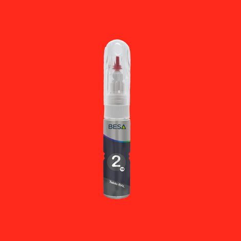 Stylo retouche peinture Rouge Clair Brillant RAL 3026  Brillant