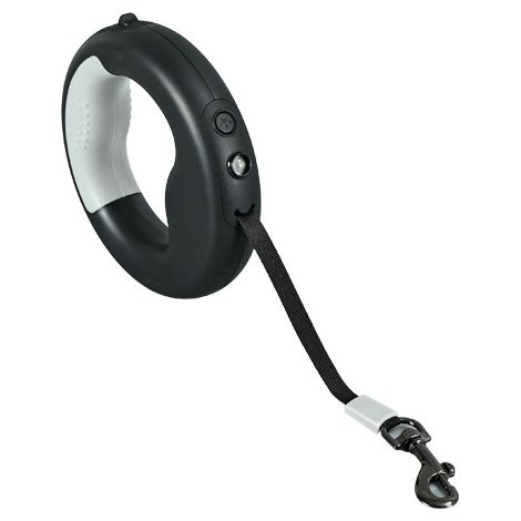 Laisse réglable pour chien, laisse rétractable de 3 m avec lampe torche LED, pour chiens de petite et moyenne taille