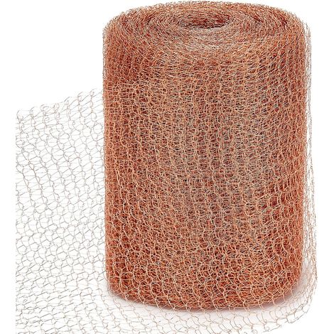 Bande de cuivre contre les escargots, clôture anti-limaces, clôture en cuivre, filet en cuivre, collier anti-limaces, 100 % fil de cuivre, laine de cuivre, pour jardin, répulsif aux escargots (1/5)