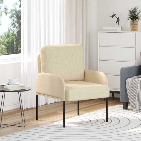 Sofas mit Kissen 55cm Creme Sperrholz