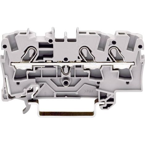 Borne pour conducteur de protection WAGO 2004-1307 6.20 mm ressort de traction Affectation: terre vert, jaune 1 pc(s) D27199 (1/2)