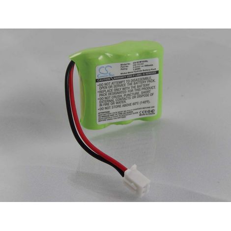 vhbw Akku kompatibel mit Tri-Tronics Trashbreaker Ultra II, Trashbreaker Ultra XL Hundehalsband Hunde-Trainer (300mAh, 3,6V, NiMH)