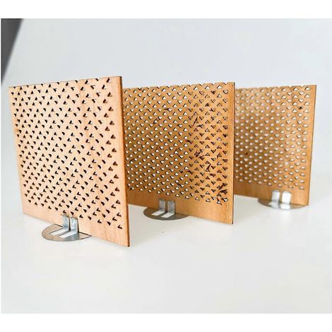 12 Stück 2,75 x 2,36 Zoll große Holzdochte für DIY-Kerzen