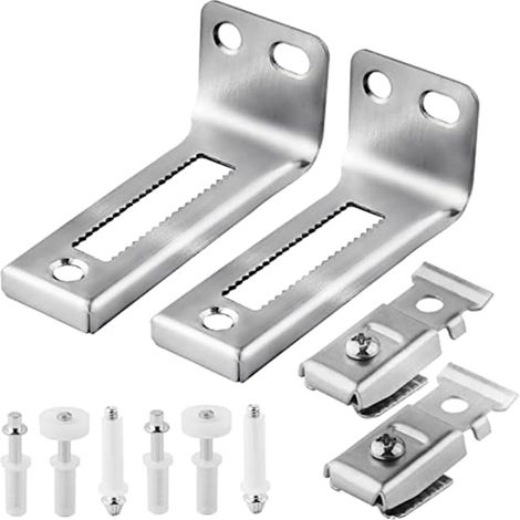 2 Paquets de Quincaillerie pour Porte Persienne Contiennent des Supports de Pivot Supérieur et Inférieur et une Roue de Guidage (1/5)