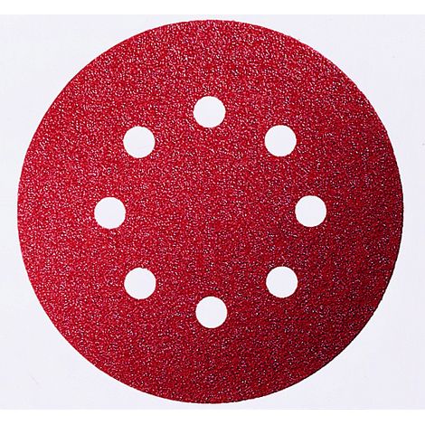 Hojas de lijado para excéntrica Expert wood: 115mm 8P. G80x5 BOSCH 2608605105