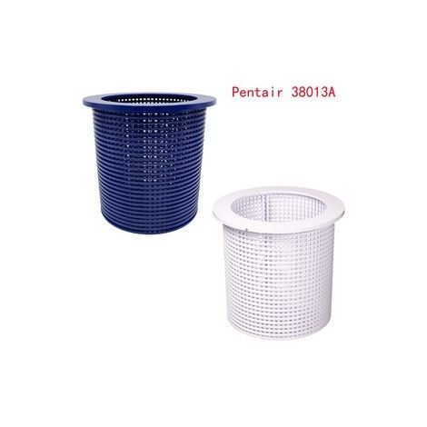 Panier de skimmer Pentair R38013A – Compatible Aladdin B37 – Réf. 850001 S10 – Filtre robuste,Bleu et blanc