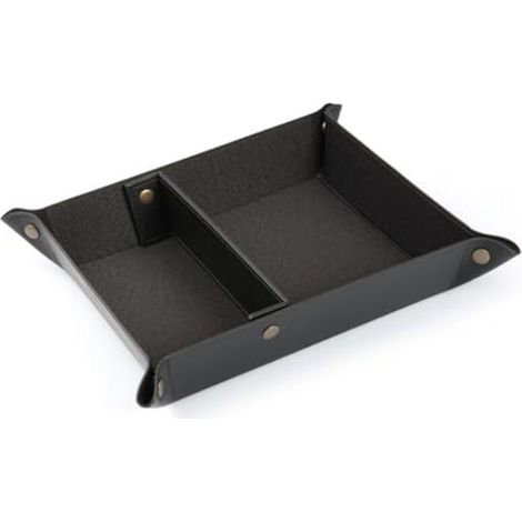 Boîte de Rangement Pratique pour Portefeuilles, Montres, Clés, Pièces de Monnaie, Téléphones Cellulaires et Équipement de Bureau (1/4)