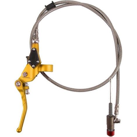 Maître-cylindre de levier d'embrayage hydraulique pour moto, longueur 1200 mm, adapté aux motos tout-terrain/quads avec moteurs 125/250 cm3. (1/5)
