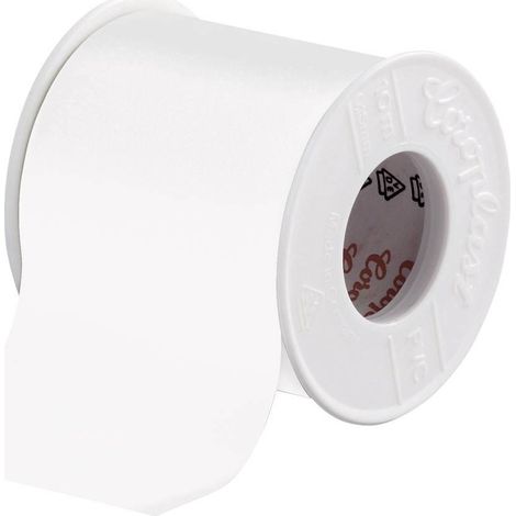 Coroplast 2181 Cinta adhesiva de PVC blanca 50 mm x 10 m