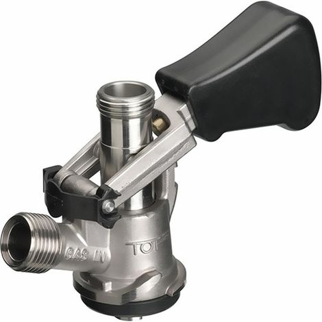 Zapfkopf Keg Verschluss Korb Fitting seitlicher Ausgang (Thekenanstich)