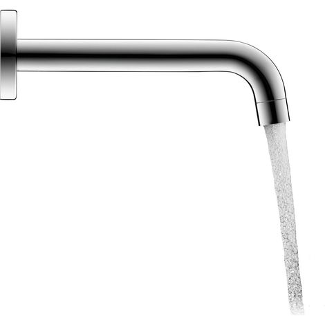 Duravit No.1 Bocca di erogazione vasca, beccuccio per vasca con rosetta tonda, rubinetto bagno, cromo
