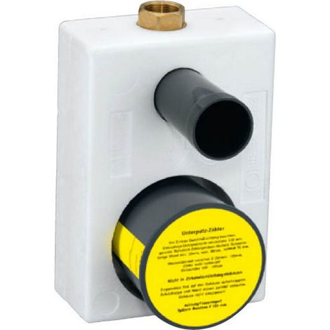 Bloc de montage mono Allmess pour compteur d'eau avec DVGW - Valve (1/4)