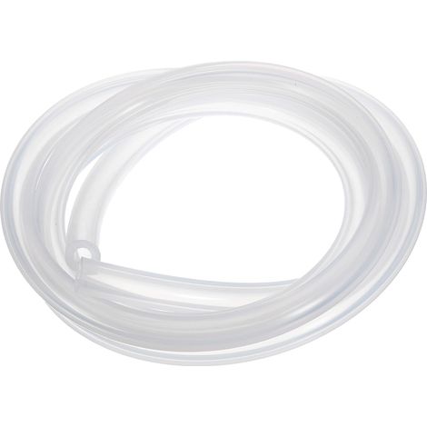 Tuyau en Silicone, 8mm DI x 16mm DE - 6.56 pieds de Long Flexible Tuyaux en Silicone, Tuyau Transparent Résistant aux Hautes Températures (1/5)