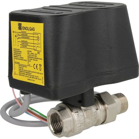 Robinet à bille motorisé 1/2’’ FF x FM 90°