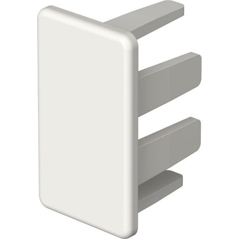 OBO Bettermann Endstück 15x30mm Polyvinylchlorid reinweiß RAL 9010, 10 Stück, 6193102 (1/3)