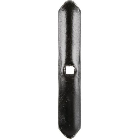 Punta de cultivador 140 x 25 x 5 mm reversible curvada 1 orificio v谩lida para Rau/Kverneland UNIVERSAL E19935Z (1/2)