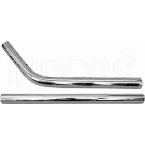 Kit de tubo de prolongación y curva de acero cromado Lavor 40 mm