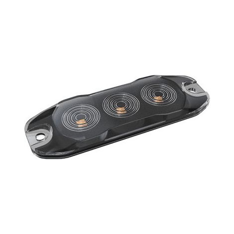 Feu de pénétration slim 3 LED - Lumière orange - Ultra-compact (1/5)