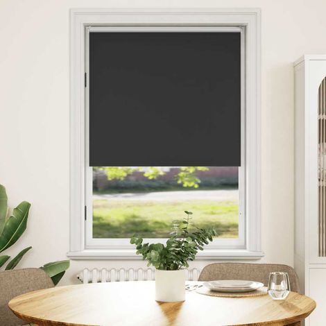 Verdunkelungsrollo 104,4 x 175 cm, Stoffbreite 100 cm, schwarz