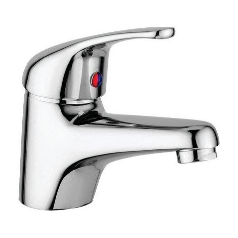 MISCELATORE LAVABO PARIGI EFFE  OTTONE CROMATO PILETTA 11/4