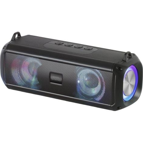 Mars Gaming MSB-XT, Altavoz Portátil + Barra de Sonido 2en1, Iluminación RGB Dinámica, Sistema de Sonido 4 Drivers 20W, Altavoz Bluetooth 5.3 + AUX/MicroSD/USB/Radio FM, Negro