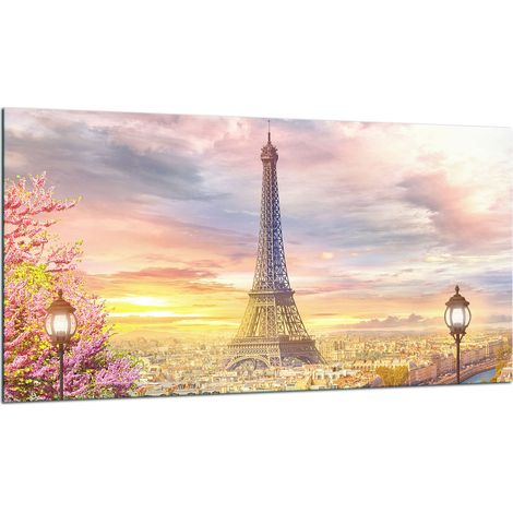 PLAQUE DE PROTECTION EN VERRE POUR CUISINIÈRE 90X52 PARIS (1/5)