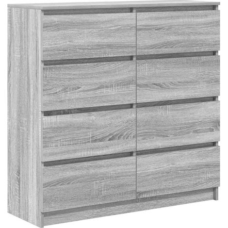 Maison Exclusive - Aparador Sonoma gris 100x35x99 cm madera de in