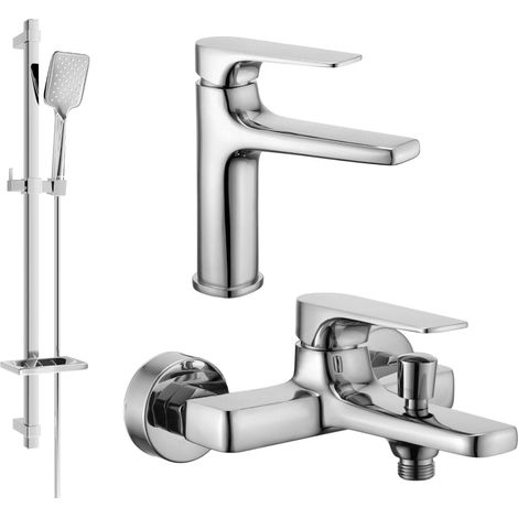 Mexen Lynx DQ40 set da bagno, cromo - 745903DQ40-00 (1/4)