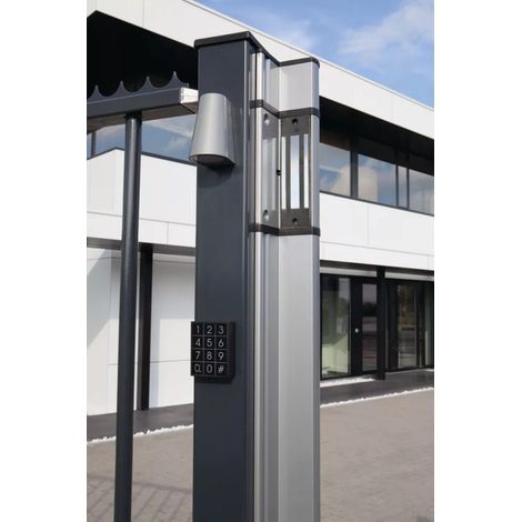 Ventouse électromagnétique sans poignée - Locinox - Noir ral 9005