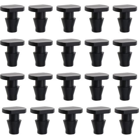 100pcs Bouchon de Tuyau d'irrigationTuyau Goutte à Goutte Embouts Irrigation Capillaire Petit Bouchon Accessoires pour Jardin Arrosage Irrigation (1/5)