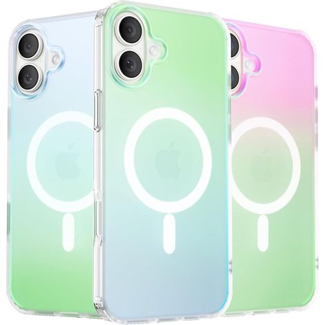 Coque magnétique dégradé pour iPhone 16 (6,1") anti-rayures et anti-jaunissement (1/5)