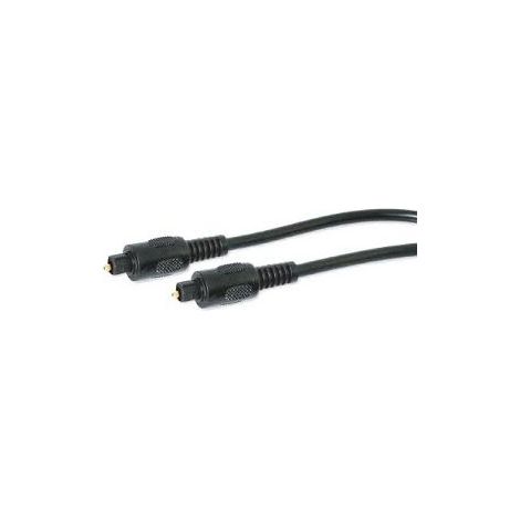 nuovaVideosuono OPTB4 InfiniBand/Glasfaserkabel 2 m Toslink Schwarz
