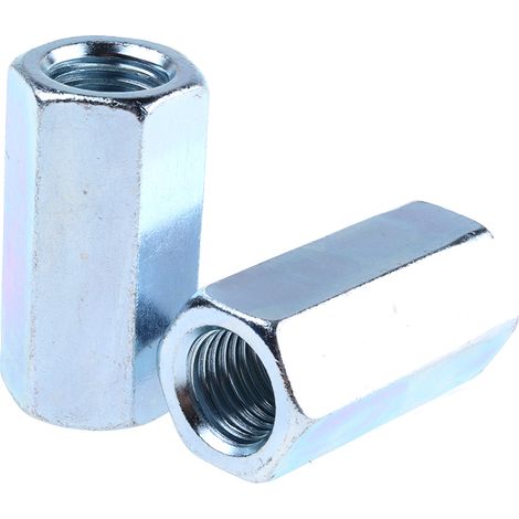 Ecrou de couplage, 60mm, M20, en Acier ( Prix pour Sachet de 10 )