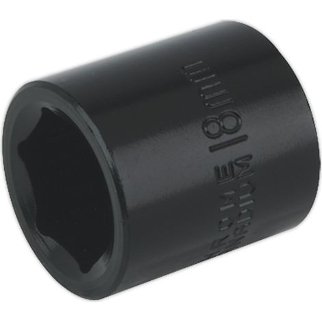 Sealey IS3818 Premier Impact Socket 3/8""Sq Drive 18mm