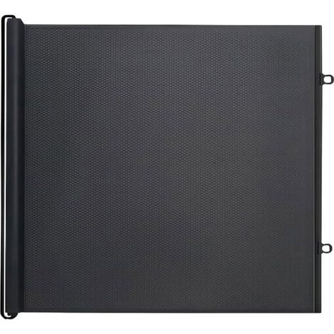 Barrière Pliable Extensible Animaux 78x150cm Noir Sans Perçage Maille Portable Chat Chien Escalier Porte Intérieur (1/5)