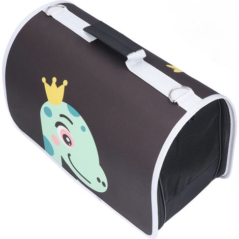Sac de transport souple et pliable pour animaux de compagnie, portable et avec bandoulière, pour petits et moyens animaux de compagnie (43 x 21 x 26 cm). (1/5)