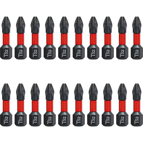 CSPARKV 20PCS 25mm Screwdriver Bits Cross Head Screwdriver Bit Magnetic Screwdriver Bit, Anti-Slip Cross Bit Magnetic Screwdriver Bit with Hex Shank