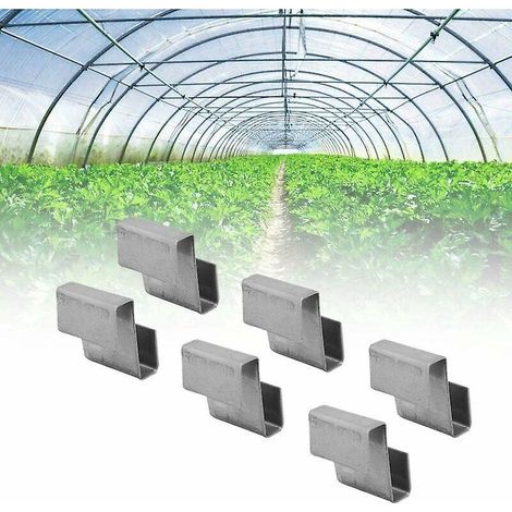 50pcs En Acier Inoxydable Serre Verre Vitre S Chevauchement Clips De Fixation Durable Cadre De Verre Cadre De Fixation Pince Pour Serre Verre Fixa (1/5)