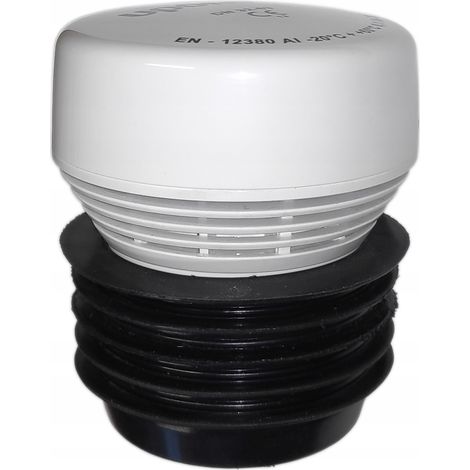 Válvula de admisión de aire Uponor hypair 32-63 sin mantenimiento membrana silicona (1/3)