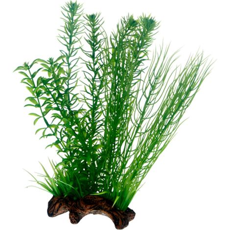 Hobby Flora Root 2 - L, 30 cm - Kunststoffpflanze für Aquarien