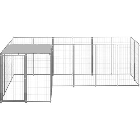 Chenil Argenté 4,84 m² Acier