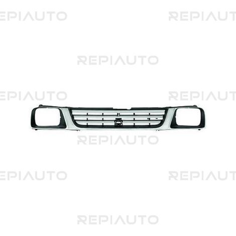Grille de pare-choc avant noire et chromée Mitsubishi L200 Pick-Up K6T/K7T 1998-1998