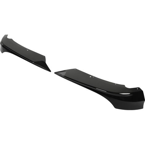 2x Kit Spoiler Lèvre Avant Noir Brillant Diffuseur Bouclier Pour BMW Série 3 E90 Berline 4 Portes 2009-2011 LCI (1/5)
