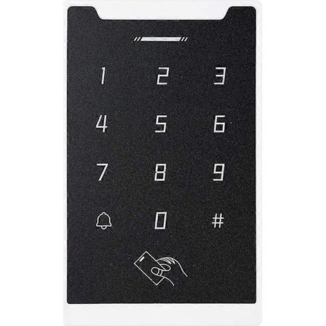 Système d'ouverture de porte électronique étanche 12 V/24 V CC avec clavier, carte et mot de passe. (1/5)