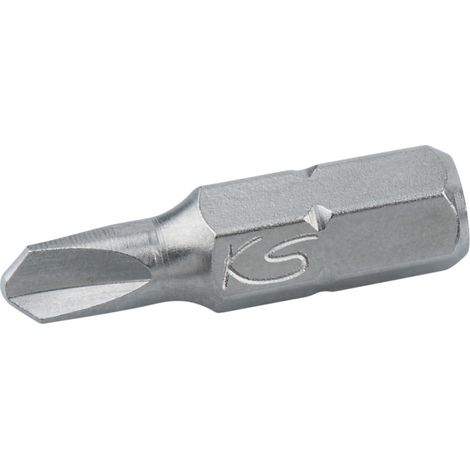 Kstools – Embouts de visage TRIWING 1/4' – Acier spécial nickelé – Longueur 25 mm – Entraînement six pans – Normes DIN 3126 et ISO 1173 (1/2)